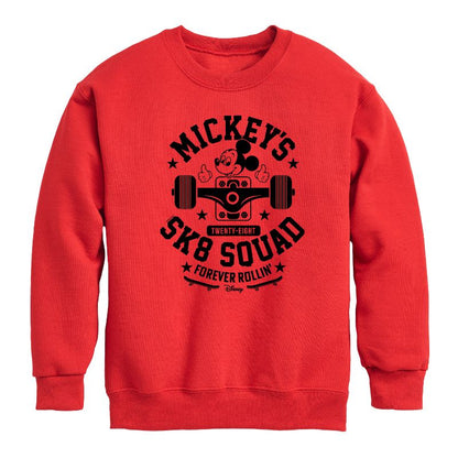 Boys' - Disney - Mickey & Friends Graphic Long Sleeve Fleece Sweatshirt