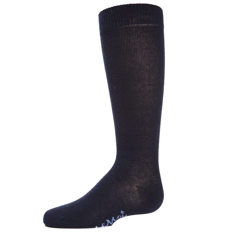 Memoi Kids' Basic Cotton Blend Knee High Socks (Part 2)