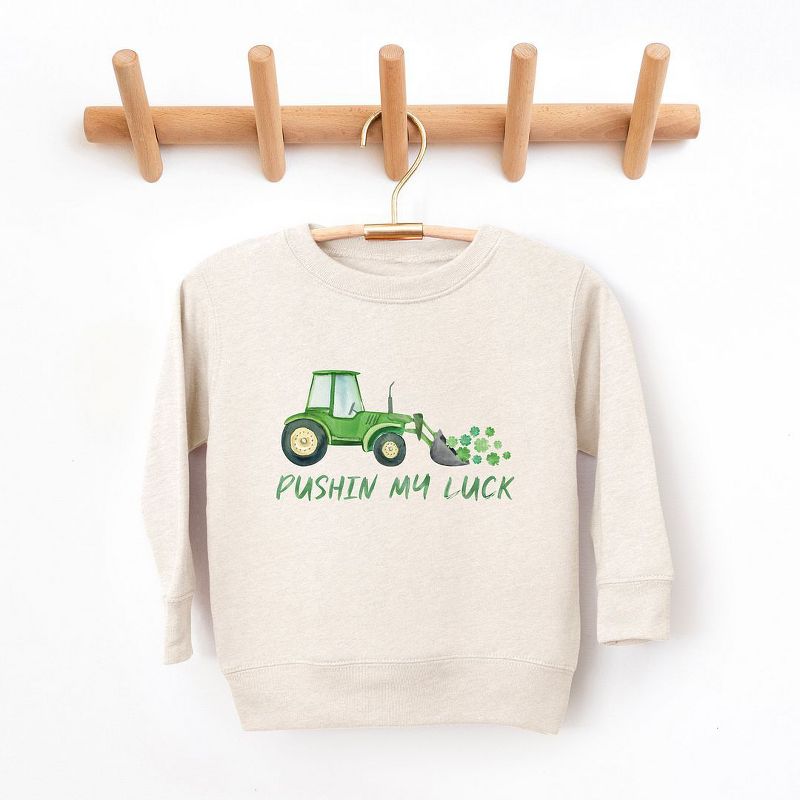 The Juniper Shop Pushin My Luck Toddler Graphic Sweatshirt