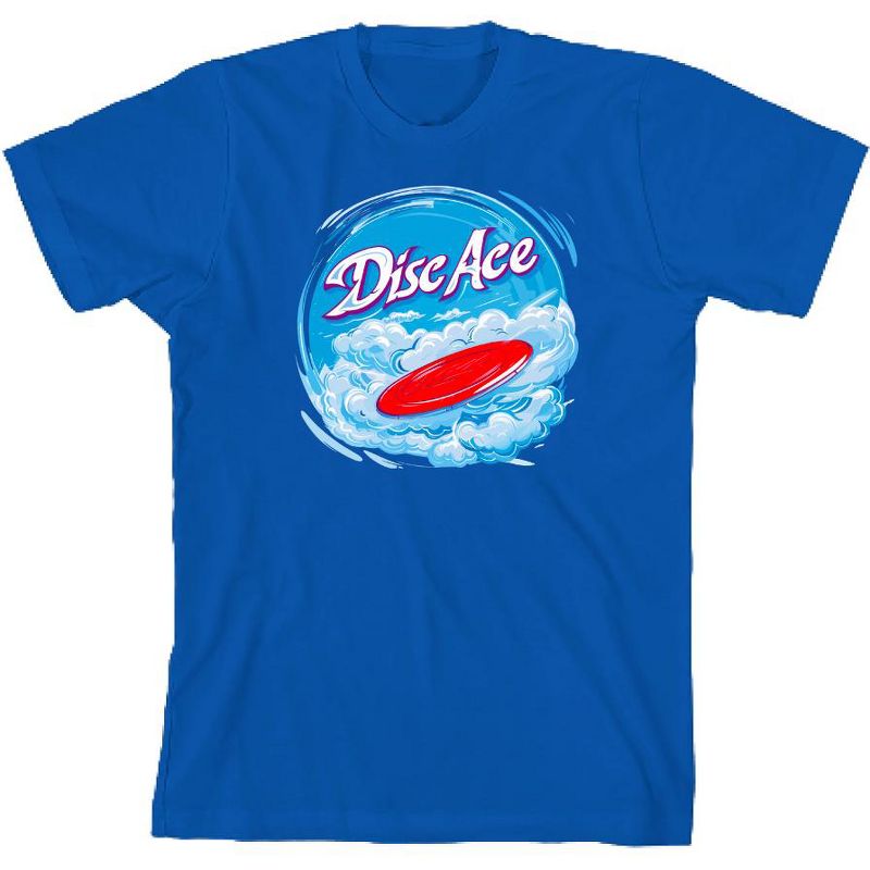 "Disc Ace" Frisbee Disc Youth Crew Neck Short Sleeve Tee