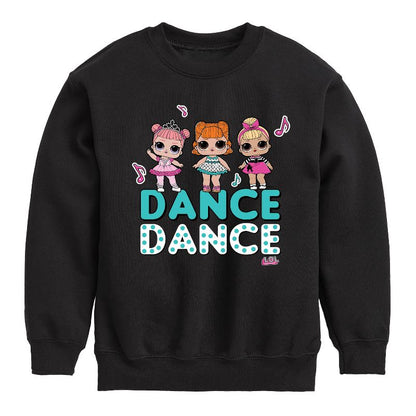 Boys' - LOL Surprise! - LOL Dance Graphic Long Sleeve Fleece Sweatshirt