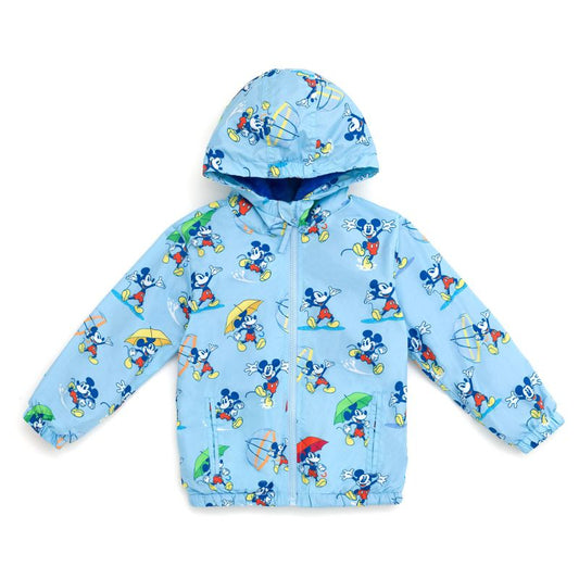 Disney Pixar Zip Up Waterproof Hooded Rain Jacket Coat Toddler