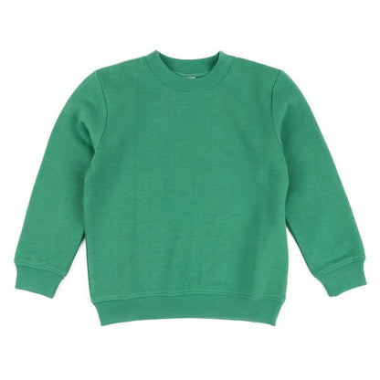 Leveret Kids Long Sleeve Classic Solid Color Sweatshirt