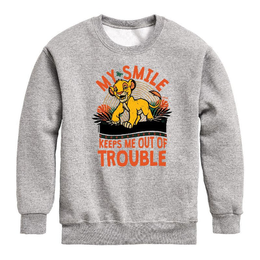 Boys' - Disney - The Lion King Graphic Long Sleeve Fleece Sweatshirt