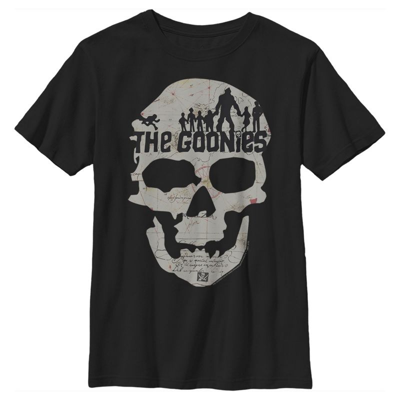 تي شيرت بشعار خريطة جمجمة The Goonies للأولاد