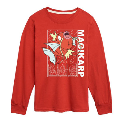 تي شيرت ماجيكارب للأولاد بأكمام طويلة ورسومات بوكيمون