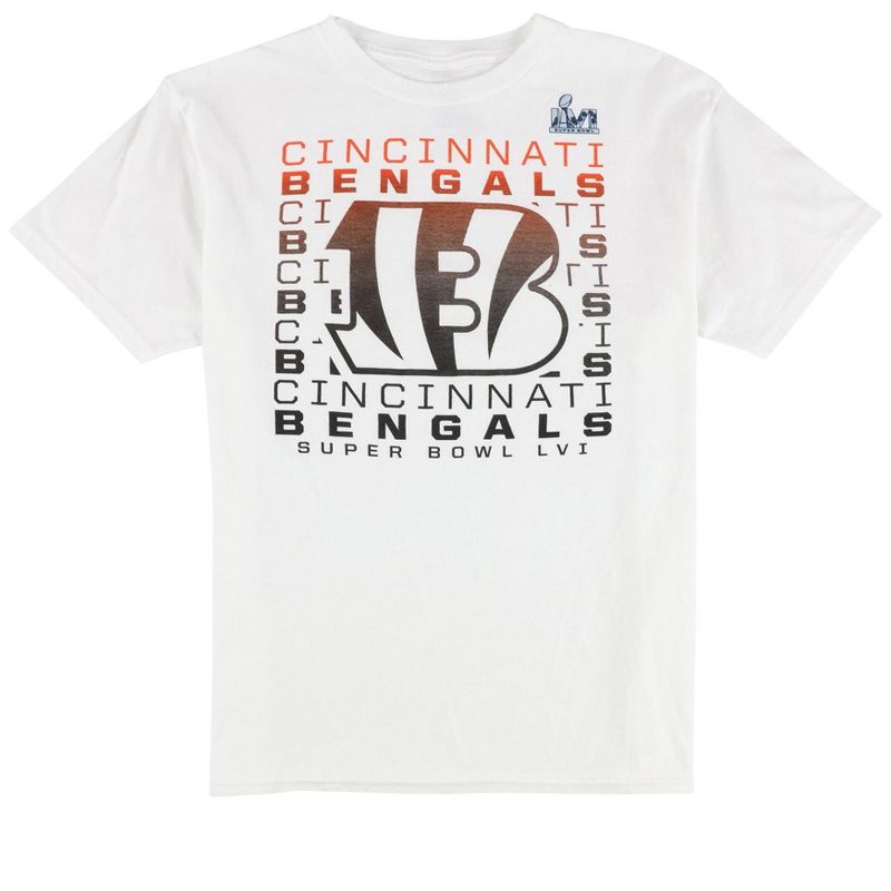 G-III Sports Boys Cincinnati Bengals Super Bowl LVI Graphic T-Shirt