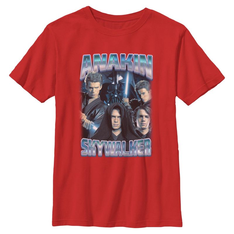 Boys Star Wars Anakin Skywalker Collage T Shirt