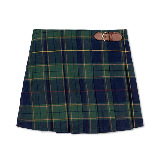 Hope & Henry Girls'  Pleated Skirt with Buckle Detail, Kids