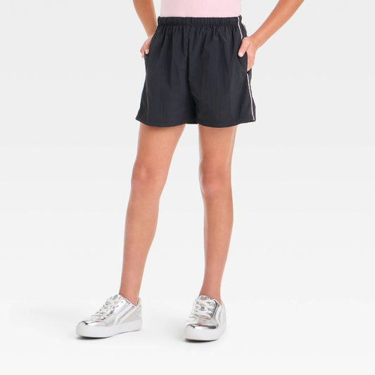 Girls' Nylon Track Shorts - art class™