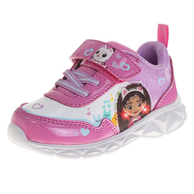 Gabby's Dollhouse Girls' Light Up Fashion Sneakers (Toddlers)