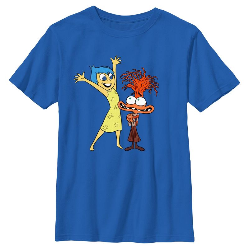 Boy's Inside Out 2 Joy and Anxiety T-Shirt