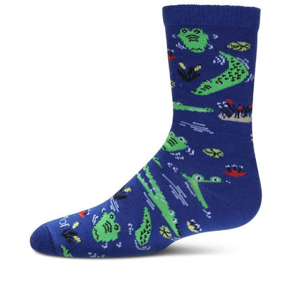 Memoi Girl' Musical Notes Bamboo Crew Socks
