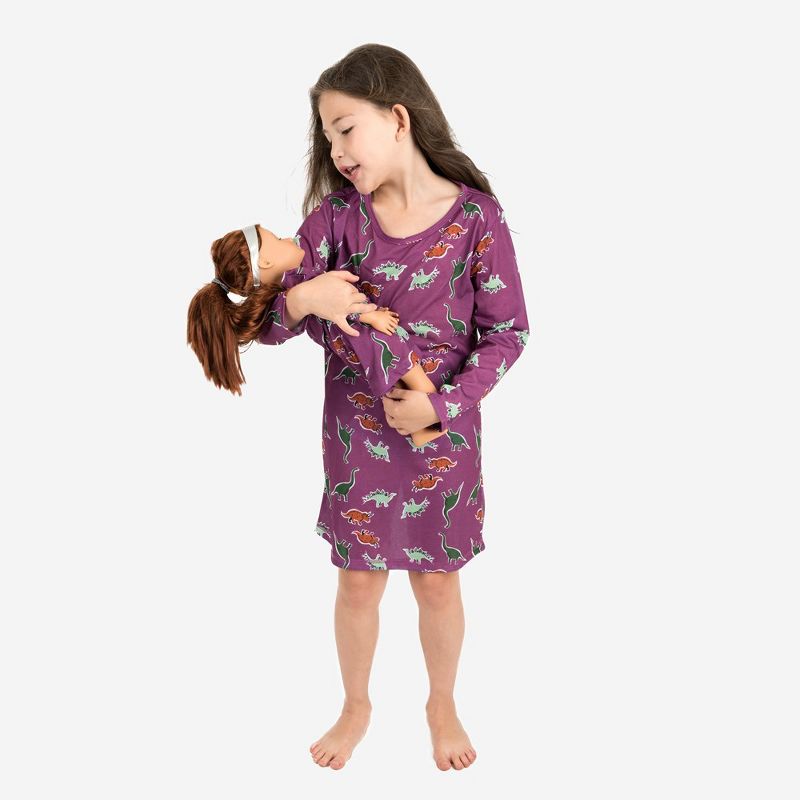 Leveret Girl and Doll Matching Nightgown