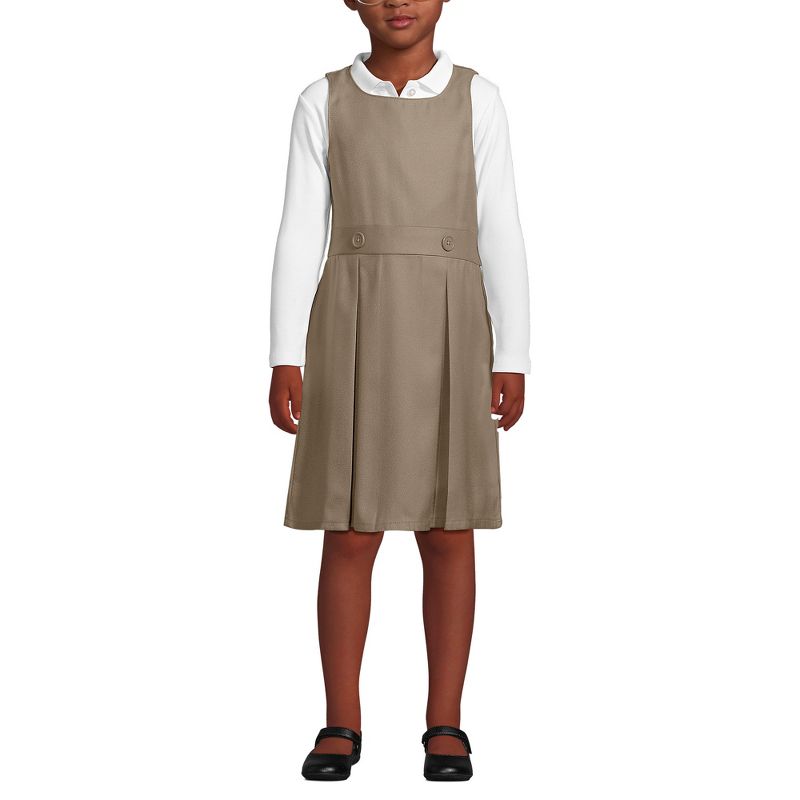 Lands' End Kids Uniform Solid Jumper