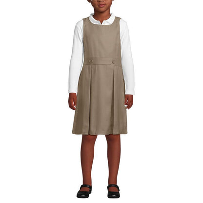 Lands' End Kids Uniform Solid Jumper