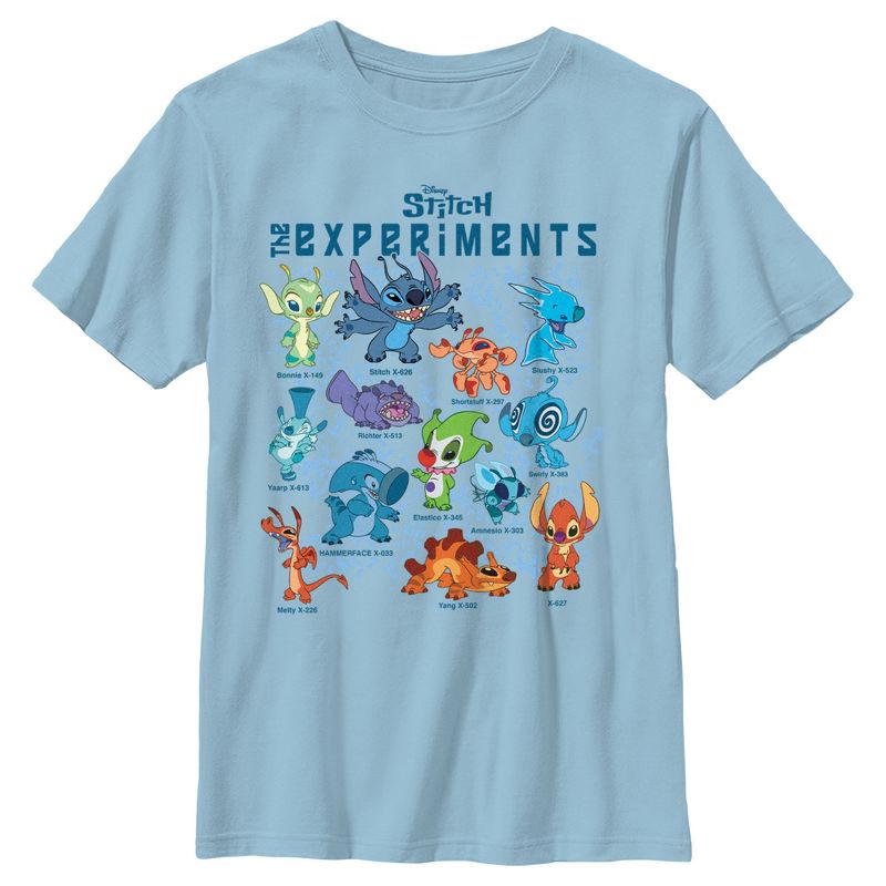 Boy's Lilo & Stitch The Experiments Portraits T-Shirt