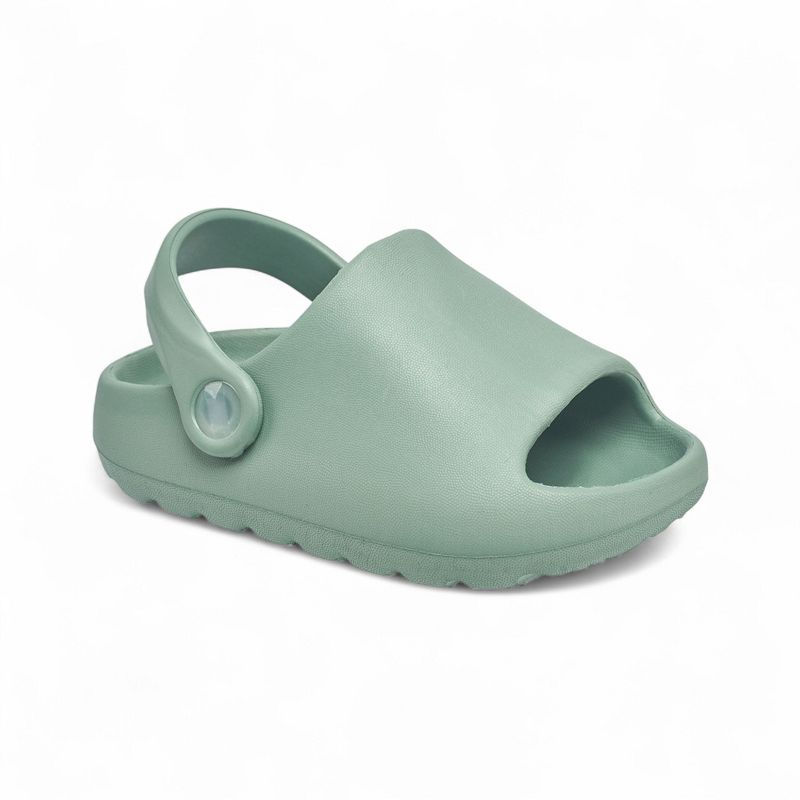 Aeropostale Toddler Cloud-Foam Slide Sandals with Pivot Heel Strap – Lightweight EVA Water-Friendly Clogs for Boys & Girls
