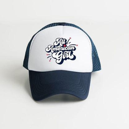 قبعة سائق الشاحنة الرغوية من The Juniper Shop All American Girl Youth