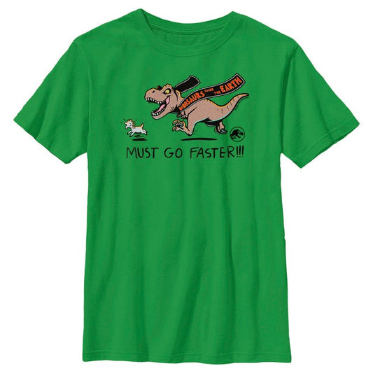 Boy's Jurassic World Must Go Faster T-Shirt