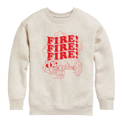 Boys' - Disney - Firefighter Mickey Graphic Long Sleeve Fleece Sweatshirt