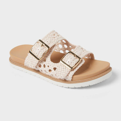 Kids' Brooklyn Crochet Footbed Sandals - Cat & Jack™ Blush