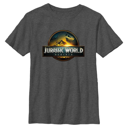 Boy's Jurassic World: Rebirth Official Movie Logo T-Shirt
