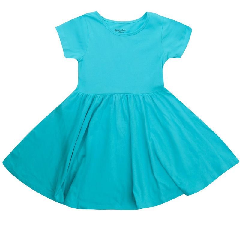 Just Love Girls Twirl Dress Girls Short Sleeve Twirly Skater Dress
