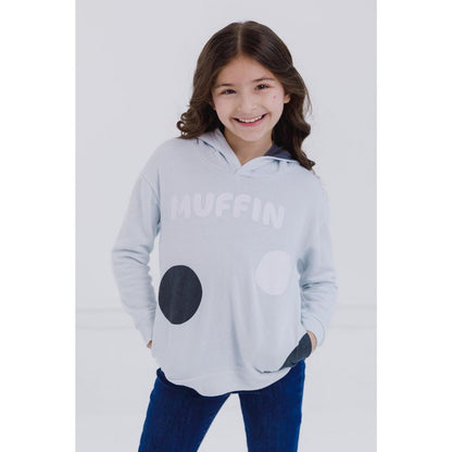 Bluey Fleece Matching Family Cosplay Pullover Hoodie Toddler