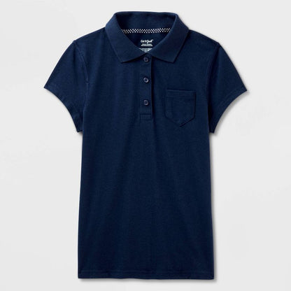 Girls' Adaptive Short Sleeve Uniform Polo Shirt - Cat & Jack™