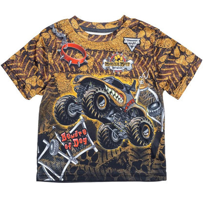 Monster Jam Grave Digger El Toro Loco Megalodon Truck T-Shirt Little Kid to Big Kid