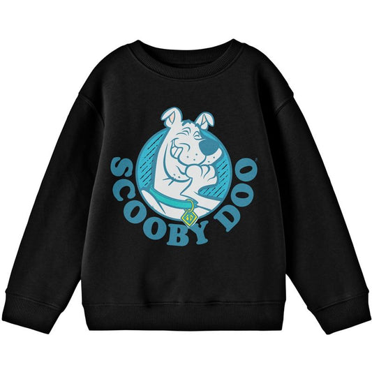 قميص سكوبي دو الضاحك للأولاد باللون الأسود بأكمام طويلة