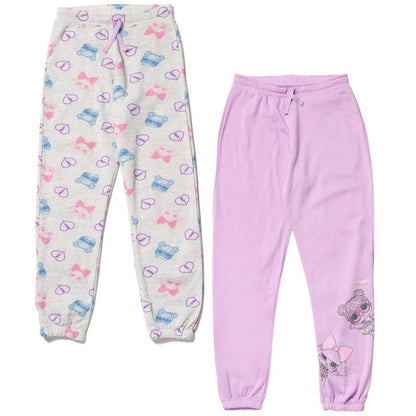 L.O.L. Surprise! Diva Bon Bon Girls Fleece 2 Pack Pants Little Kid to Big Kid