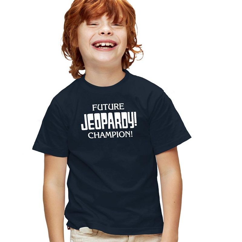 تي شيرت بطل المستقبل في لعبة Jeopardy للأولاد