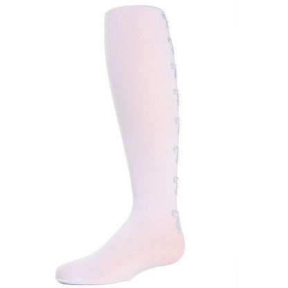 Memoi Bows in the Back Opaque Girls Tights