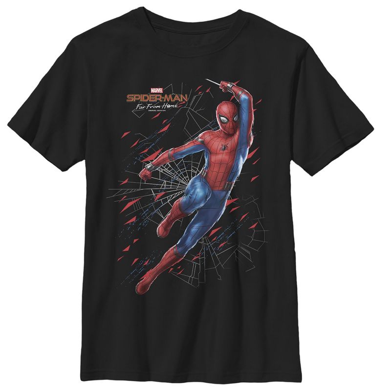 Boy's Marvel Spider-Man: Far From Home Web Shatter T-Shirt