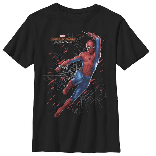 Boy's Marvel Spider-Man: Far From Home Web Shatter T-Shirt