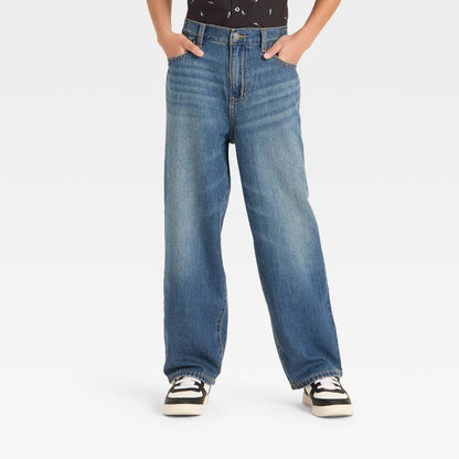 Boys' Mid-Rise Baggy Jeans - art class™