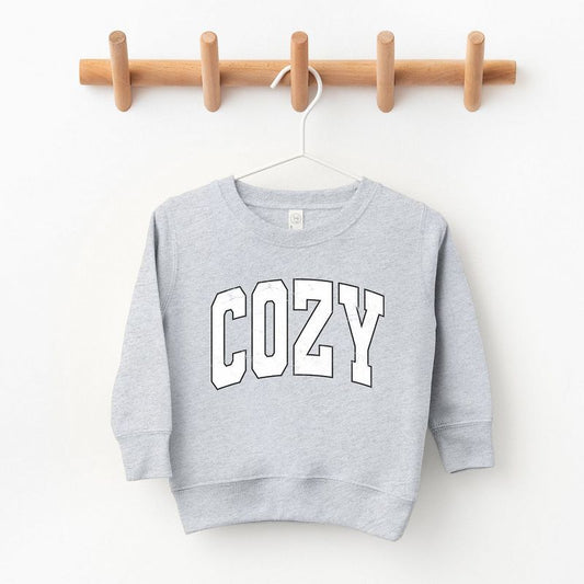 The Juniper Shop Cozy Worn Varsity Youth Ultra-Soft Graphic Sweatshirt