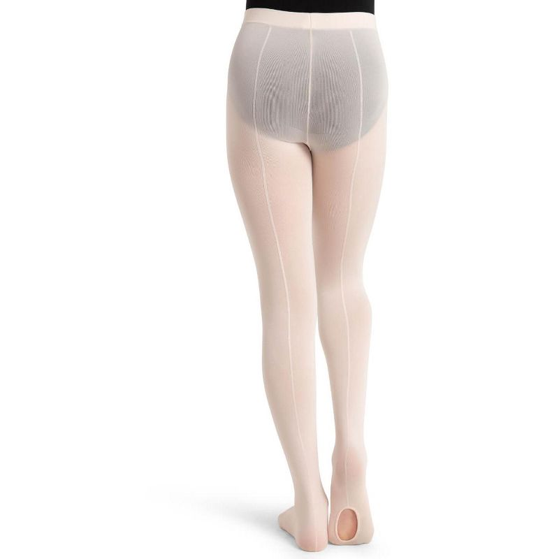 Capezio Ultra Soft Transition Tight with Back Seam - Girls