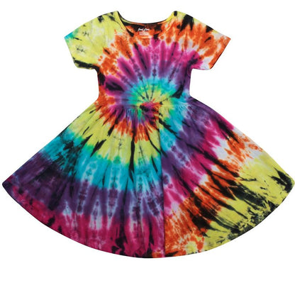 Just Love Girls Twirl Dress Girls Short Sleeve Twirly Skater Dress