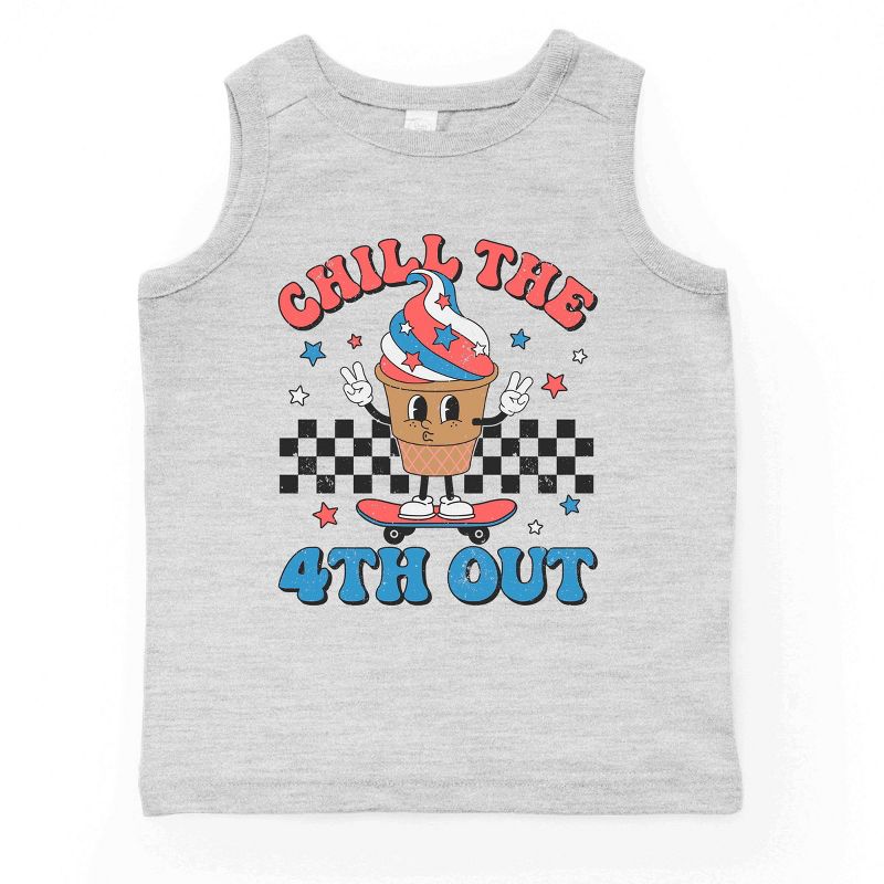 قميص بدون أكمام للشباب من Juniper Shop Chill The 4th Out