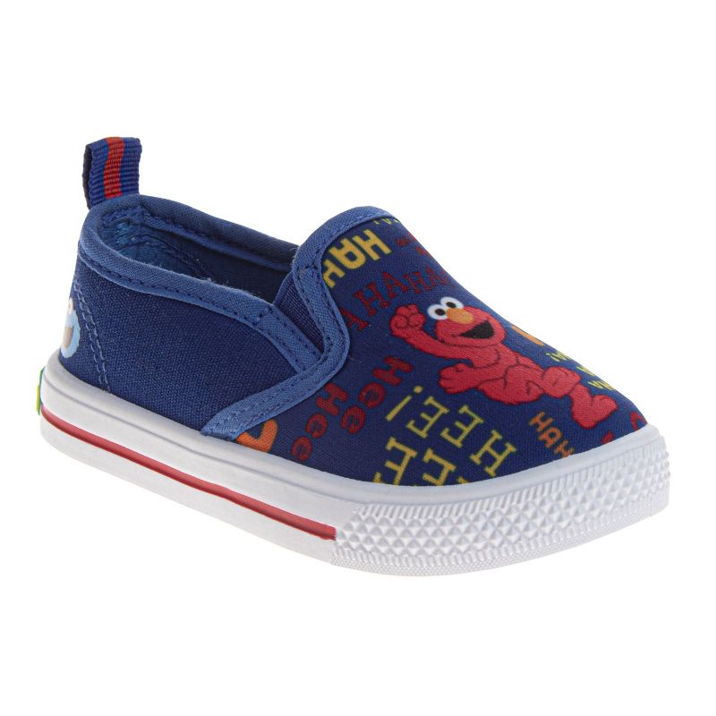 Sesame Street Boys/Girls Elmo Shoes,Slip On Sneaker Toddler,Indoor Outdoor Bottom,Toddler Size 5 to 10
