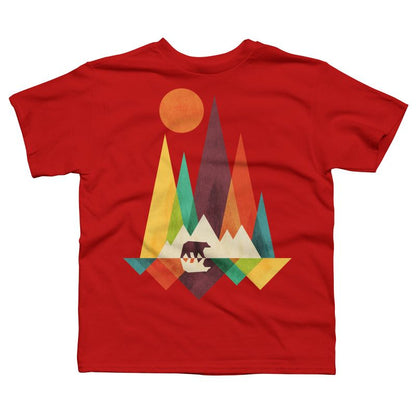 تي شيرت بتصميم الدب الجبلي من راديومود للأولاد