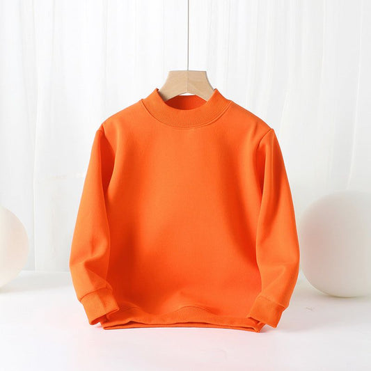 MyKids-USA Baby Solid Color Thickened Autumn Basic Hoodies