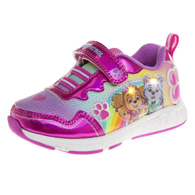 Nickelodeon Girls' Paw Patrol Light Up Laceless Shoes (Toddler/Little Girl)