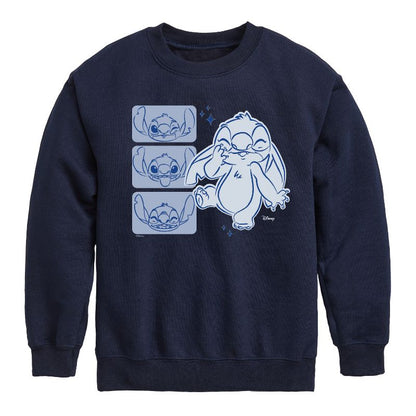 Boys' - Disney - Lilo & Stitch Graphic Long Sleeve Fleece Sweatshirt