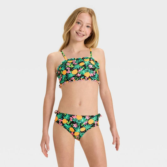 Girls' 'Sweet Pineapple' Printed Bikini Set - Cat & Jack™