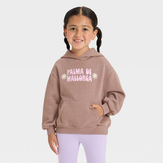 Grayson Mini Toddler Girls' French Terry Sweatshirt - Brown