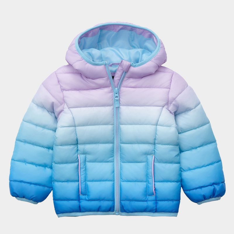 Rokka&Rolla Toddler Little Girls' Light Puffer Jacket Winter Coat